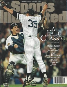 SPORTS ILLUSTRATED NO LABEL NEWSSTAND 1996 WORLD SERIES NEW YORK YANKEES - Picture 1 of 1