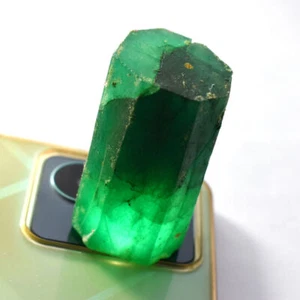 225.50 Ct NATURAL Emerald Green Rough Uncut Huge Size CERTIFIED Loose Gemstone - Picture 1 of 5