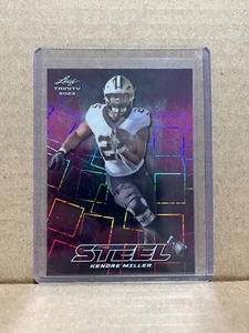 Kendre Miller 2024 Leaf Football 1/1 Pre Production Proof - Picture 1 of 1