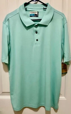 NWT Magellan Outdoors Men's Classic Fit Fish Gear Pale Green Polo Size Large - Image 1 of 4