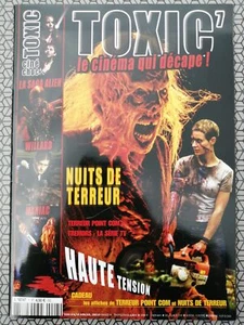 Toxic Ciné Gore 07 2003 Nuits De Terreur Saga Alien Willard Maniac +Poster - Imagen 1 de 1