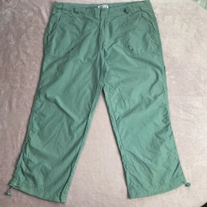 Vintage Etam Cotton Mix Y2K 00s Grunge Punk Elastic Waist Cargo Trousers 12UK - Picture 1 of 13