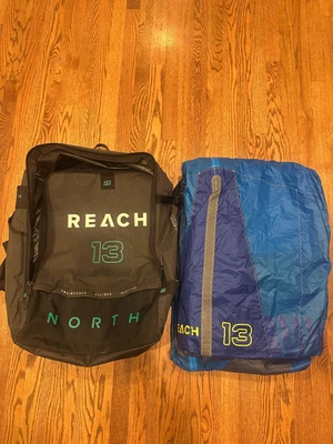 2023 North Reach 13M Kiteboarding Kite Pacific Blue Excellent Condition - Image 1 of 4