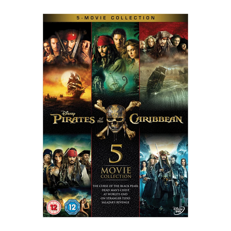Pirates of the Caribbean: 5-Movie Collection [12] DVD Box Set - Image 1 of 2