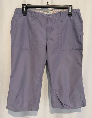 Horny Toad Lavender Cropped Casual Pants Cotton Nylon Blend Outdoor Women’s 6 - Image 1 of 4