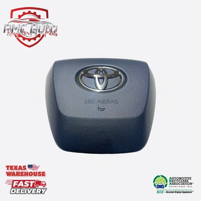 2021-2024 Toyota Sienna Driver Side Left Steering Wheel Airbag OEM BLACK - Image 1 of 4