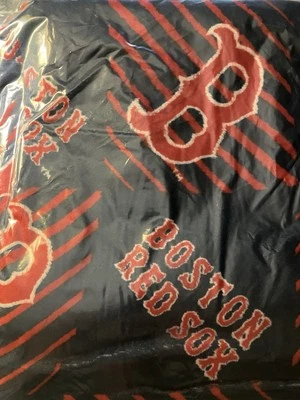 Boston Red Sox 60” x 50” Repeat Pattern Lightweight Throw Blanket - New! - Image 1 of 2