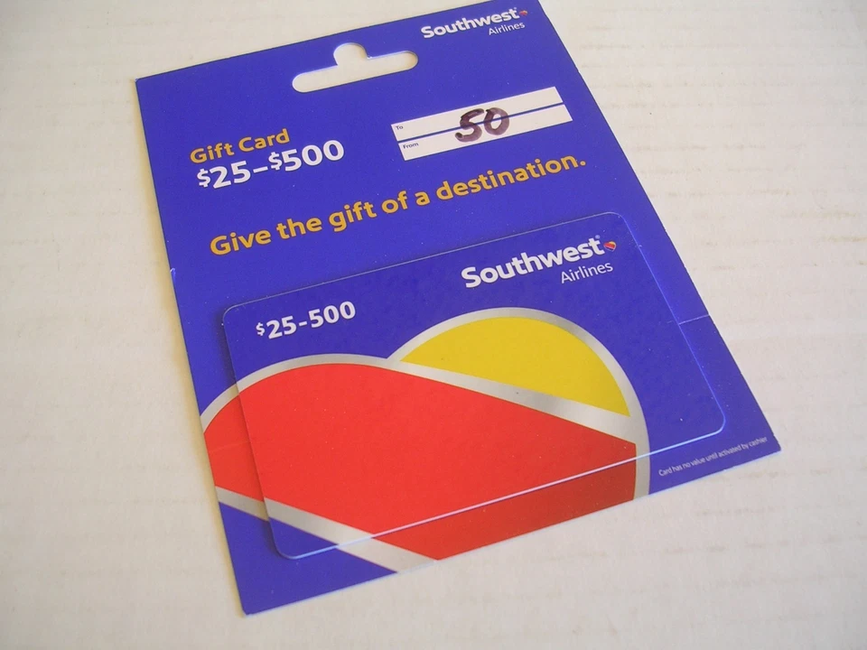 $ 50 DOLLAR SOUTHWEST AIRLINES GIFT CARD FREE DELIVERY - Image 1 of 1