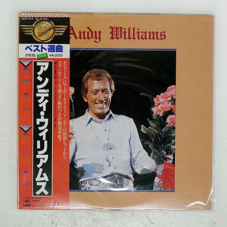 Andy Williams S/T CBS 40AP1679 Japan OBI VINYL 2LP - Image 1 of 1