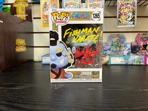 Funko Pop! Figure: One Piece - Jinbe #1265 Signed Auto Daniel Baugh New Sealed - Picture 1 of 7