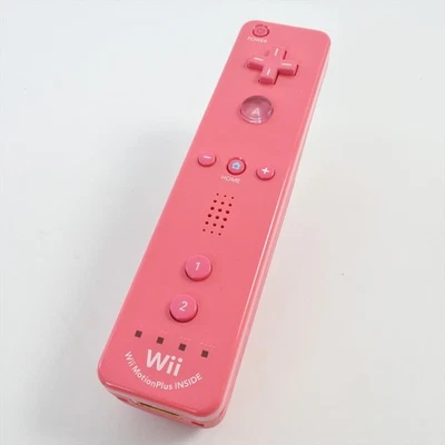 Nintendo Wii Remote Controller MotionPlus Pink RVL-036 Nintendo OEM 0627 - Image 1 of 4