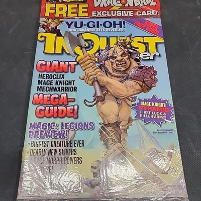 INQUEST MAGAZINE # 94 2003 Yugioh MTG Sealed W/ Promo Dragon Ball - Image 1 of 2