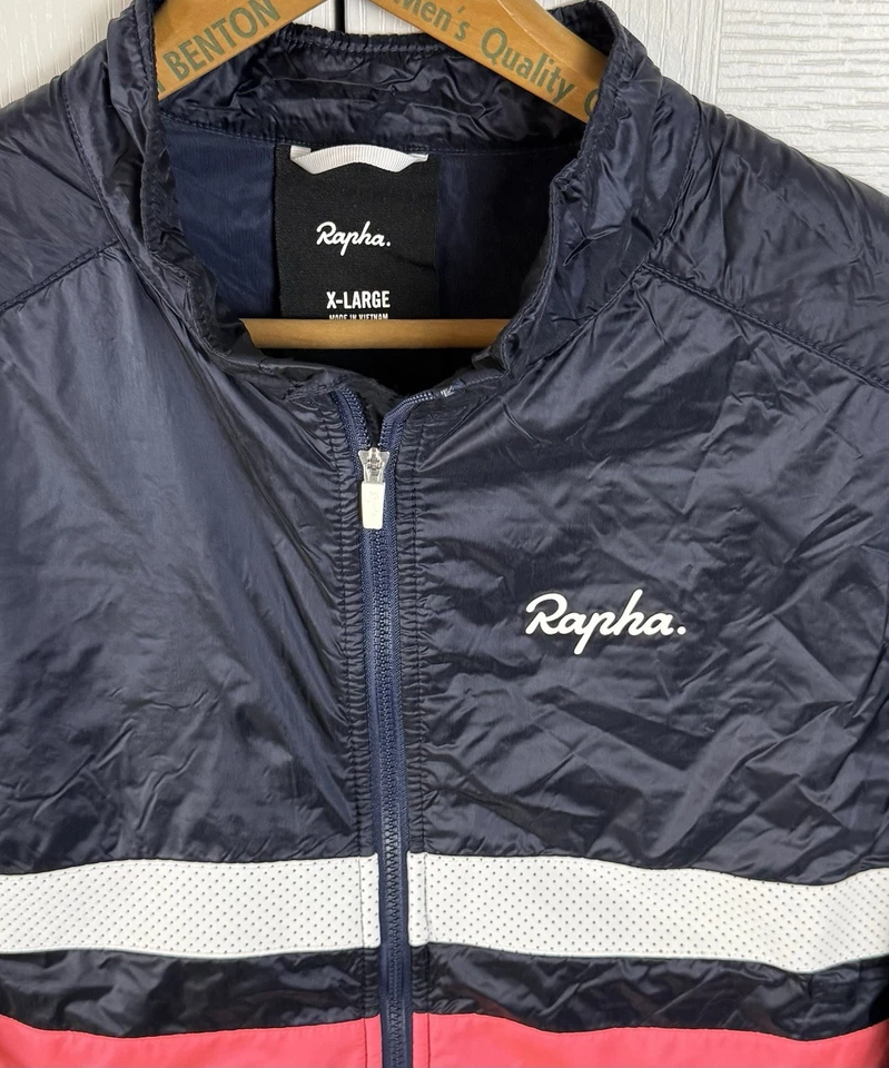 Chaqueta aislante Rapha Brevet para hombre azul marino oscuro/rosa talla Performance XL NUEVA SIN ETIQUETAS Foto 1 de 4