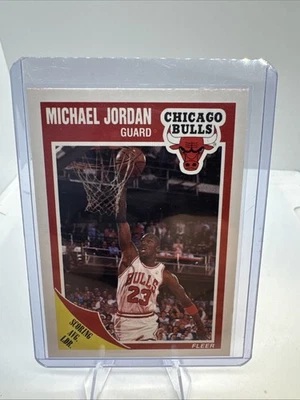 Fleer # 21 Michael Jordan Bulls 89-90 1989-90  Foto 1 de 2