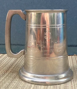 US Navy Commander WM Lynch Tankard Made In England as gift from crew - Picture 1 of 8