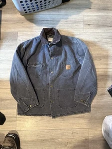 Chaqueta Carhartt C02PTL Detroit Talla Grande Franela Forrada Ropa de Trabajo Chaqueta - Imagen 1 de 3