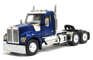 DCP blue Kenworth W990 day cab tractor 1/64 no box - Picture 1 of 5