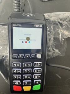 Ingenico Desk 3500 Credit Card Terminal Read Description - - Picture 1 of 9