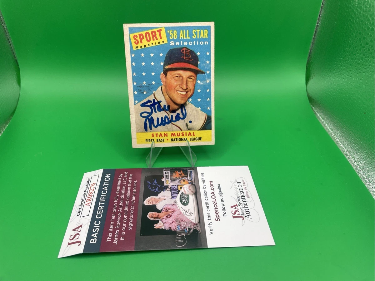 Stan Musial Autograph Baseball Cards for sale | eBay