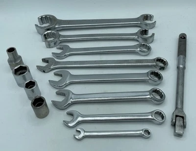 Bonney Tools 13-Piece Mixed Set with Wrenches, Sockets & 1/4" Drive Breaker Bar - Image 1 of 3