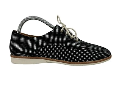 Rollie Derby Mujer Negro Blanco Lunares Corbata Zapatos Oxford EU 39 US 8 Informales Foto 1 de 4