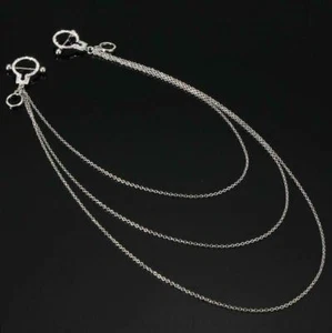 316L Surgical Steel Nipple Chain CZ Handcuff Rings Chain Piercing Jewelry - Picture 1 of 9
