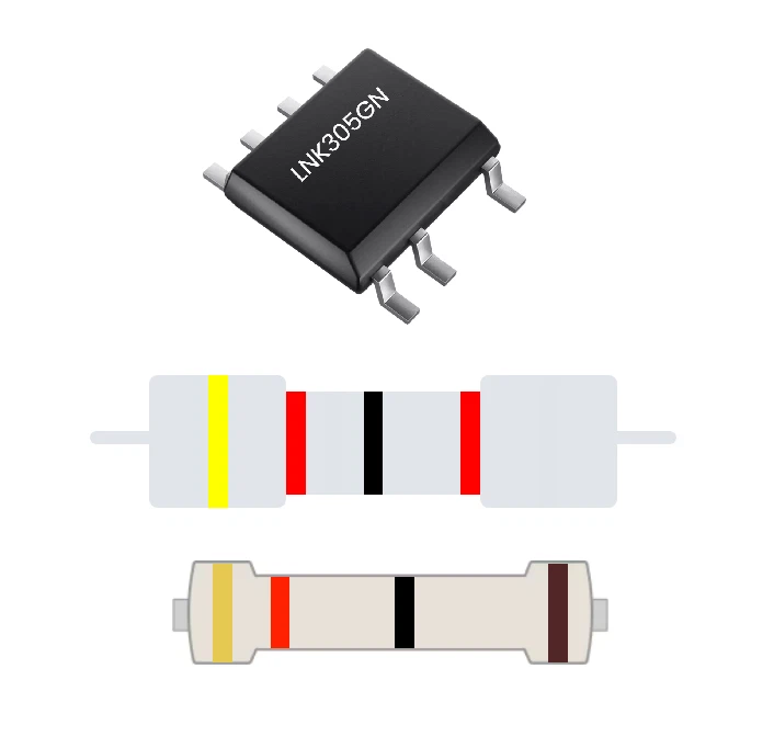 LNK305GN + resistencia 100 ohmios 3 vatios + acelerador 1000μH, bañera de hidromasaje, AEG, Bauknecht - Imagen 1 de 1
