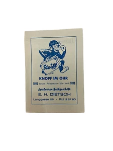 PUBLICIDAD STEIFF EFÍMERA DE COLECCIÓN. RARO. - Imagen 1 de 4