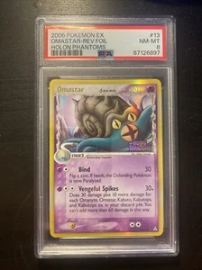 Omastar Reverse Holo #13/110 Ex Holon Phantoms 2006 PSA 8 - Picture 1 of 2