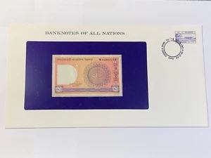 Bangladesch One Taka Ticket Und Umschlag Neu + Karte (102-18/A0-93) - Bild 1 von 3