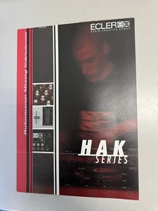 Ecler HAK 320 300 Battle DJ Mixer Audio Sales Brochure Pamphlet DJ 2000s Spain - Picture 1 of 2
