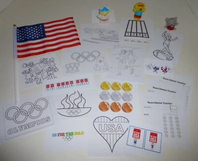 Doll-Size OLYMPICS PLAYSET for WELLIEWISHERS Bitty Baby Twin + AMERICAN GIRL - Image 1 of 2