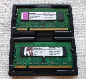 Memoria RAM Portátil Kingston 2GB 2 x 1GB DDR2 PC2-6400 800 MHz SODIMM PC2 6400 - Afbeelding 1 van 2