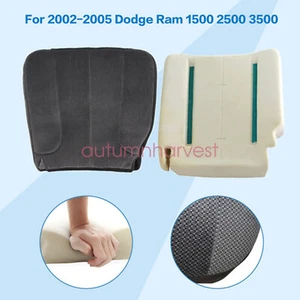 For 2002-2005 Dodge Ram 1500 2500 SLT ST Driver Bottom Seat Cover & Foam Cushion - Picture 1 of 23