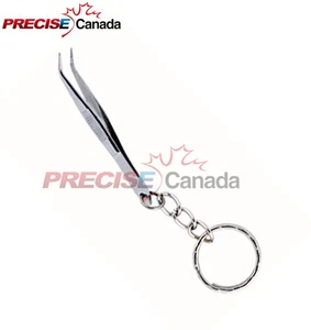 Key chain gift tweezers/eyebrow tweezers/ eyelash extension - Picture 1 of 2