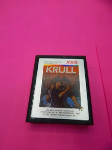 VINTAGE ATARI  KRULL  GAME CARTRIDGE - Picture 1 of 2