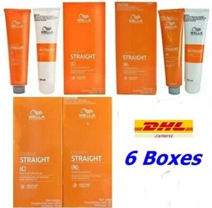 6x Wella Hair Straightening Cream Creatine Straight Neutralizer Hair Care 100ml - Picture 1 of 13