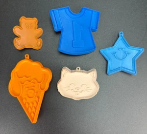 De colección Hallmark Cortador de Galletas Lote de Verano Helado, Sonrisa Gato, Estrella, Jersey Etc. - Imagen 1 de 8