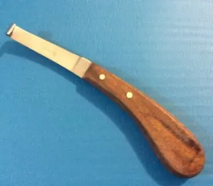 Hoof Knife Farrier Tool Left Hand tool Blades 420 Stainless Steel Vet Horse Tool - Picture 1 of 8
