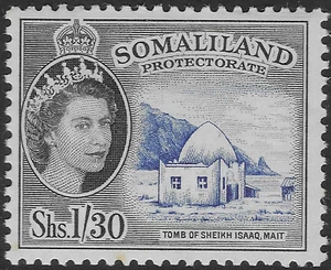 SOMALILAND PROTECTORATE 1953-58. 1s30. MNH.  SG. 145.     (D295) - Picture 1 of 2