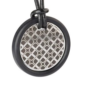 Collar Ernstes Design Colgante K671.S Acero Inox Con Anillo Exterior Y Correa de - Imagen 1 de 3