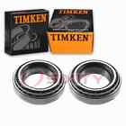 2 pc Timken Rear Inner Wheel Bearing and Race Sets for 1984-1995 Plymouth fz