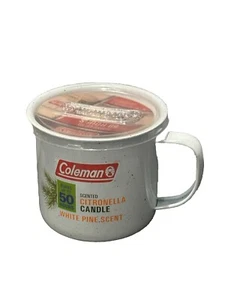 Coleman Scented Citronella Candle White Pine Scent Burns Up Of 50H. - Picture 1 of 6