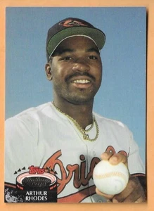 ARTHUR RHODES BALTIMORE ORIOLES #641 - TOPPS STADIUM CLUB NM-MT 1992 - Picture 1 of 2