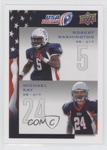 2014 Upper Deck USA Football Robert Washington Michael Kay #140