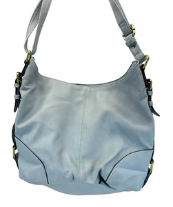 Borsa a tracolla MERONA blu chiaro finta pelle - Foto 1 di 7