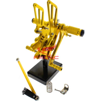 For Honda CBR600 F4I F3 F4 2001-2005 2006 2007 CNC Red Rearset Footpegs Rear Set Foto 1 de 4