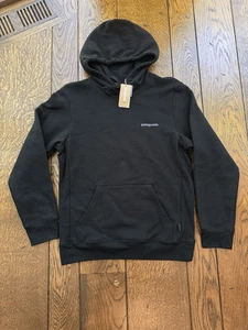 Patagonia Fitz Roy Icon Uprisal Hoodie Black Mens Medium / Womens Large NWT - Picture 1 of 5