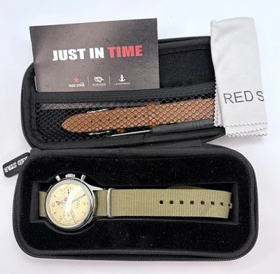 Seagull 1963 Chronograph Quartz 38mm Beige Dial - Image 1 of 4