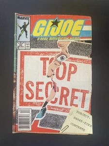 G.I. Joe Comic #93 (Marvel 1989; Newsstand) Key: Snake-Eyes reveals his identity - Picture 1 of 2